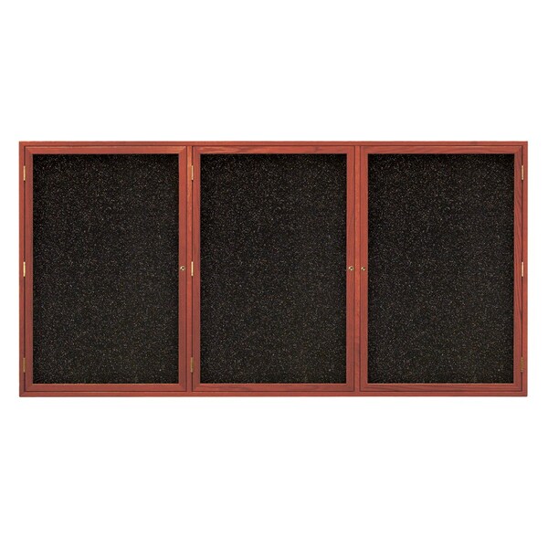 Sliding Door Indoor Enclosed Corkboard, 7